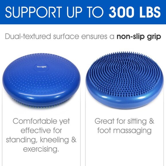 Yes4All Stability Balance Disc 13 inch Stability with Hand Pump for Fitness - Picture 3 of 5